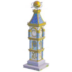 Elegant Town Square Clock.png