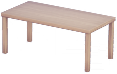 File:Pale Wood Dining Table.png