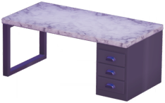 File:Black-Base White Marble Desk.png