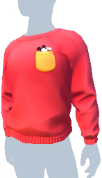File:Red Peeking Mickey Mouse Pocket Sweater m.png