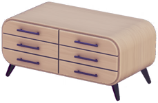 File:Round Pale Wood Dresser.png