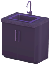 Black Single-Basin Sink with Black Marble Top.png