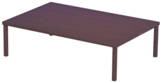File:Large Dark Wood Dining Table.png