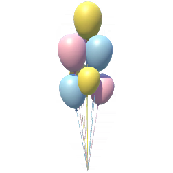 File:Blue, Yellow and Pink Balloon Cluster.png