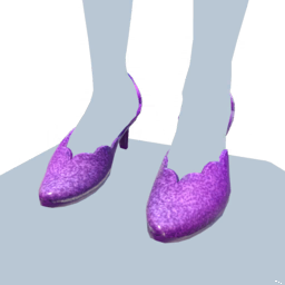Purple Scaled Stilettos.png