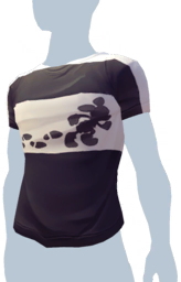 Black Running Mickey Mouse T-Shirt m.png