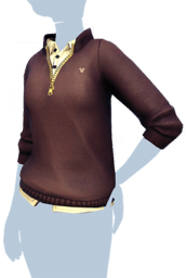 Brown Mickey Zip-Collar Sweater.png
