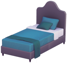 Lavish Turquoise Single Bed.png