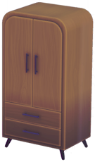 File:Rounded Wooden Wardrobe.png