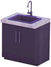 Black Single-Basin Sink with White Marble Top.png
