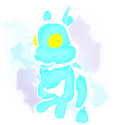 Blue Whimsical Rabbit.png