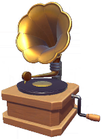 File:Vintage Phonograph (Gold).png