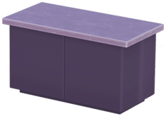 File:Black Kitchen Island with Concrete Top.png