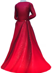 File:Red Long-Sleeved Gown m.png