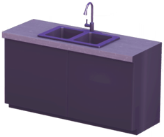 Black Double-Basin Sink with Concrete Top.png