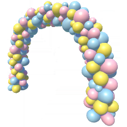 File:Blue, Yellow and Pink Balloon Arch.png