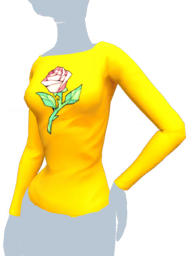 File:Yellow "Enchanted Rose" Top.png