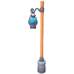 Wooden Lamppost with Blue Light.png