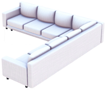 File:Large White L Couch.png
