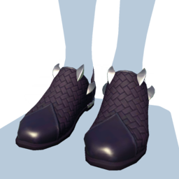 Black and Silver Claw Shoes m.png