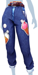Navy Blue High-Waisted Jeans.png