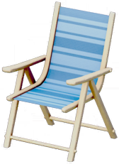 File:Blue Striped Beach Chair.png