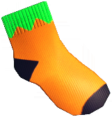 Knitted Orange Sock.png