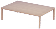 File:Large Pale Wood Dining Table.png