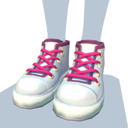 File:White and Pink Mickey Sneakers m.png