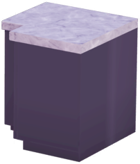 Black Corner Counter with White Marble Top.png