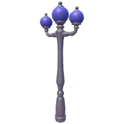 File:Round Blue Three-Pronged Lamppost.png