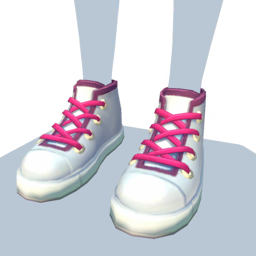 White and Pink Mickey Sneakers.png