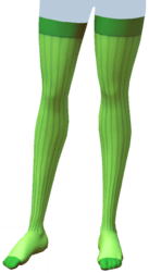 File:Green Thigh-High Socks.png