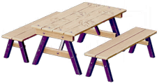 File:Wooden Picnic Table.png