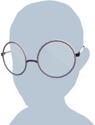 File:Gray Round Wireframe Glasses.png