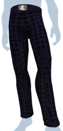 File:Black Checkered Chef Pants m.png