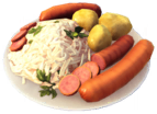 File:Sausage and Sauerkraut Platter.png