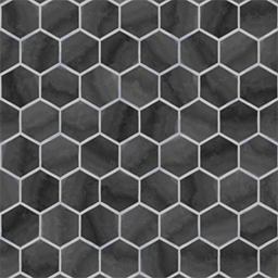 File:Dark Hexagonal Tile Floor.png