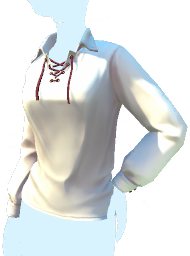 White Open-Neck Shirt.png