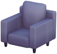 File:Blue-Gray Armchair.png