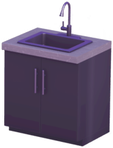 Black Single-Basin Sink with Concrete Top.png