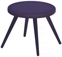 File:Round Black Side Table.png