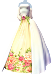 File:White and Pink Floral Gown.png