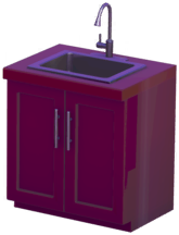 Red Single-Basin Sink.png