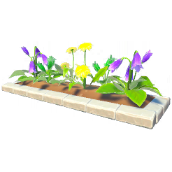 File:Yellow, Green and Purple Flower Rectangle.png