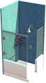Teal Marble Shower Stall.png