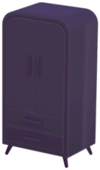 Rounded Black Wardrobe.png