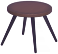 Round Dark Wood Side Table.png