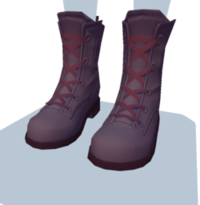 Pale Brown Lace-Up Boots.png