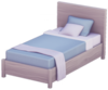 Pale Blue Single Bed.png